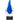 10 1/4" Blue Twist Raindrop Art Glass Award