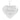3" Glass Heart Ornament