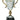 8" Crystal Trophy Cup with Gold Handles and Stem