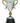 8" Crystal Trophy Cup with Gold Handles and Stem