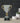 8" Crystal Trophy Cup with Gold Handles and Stem