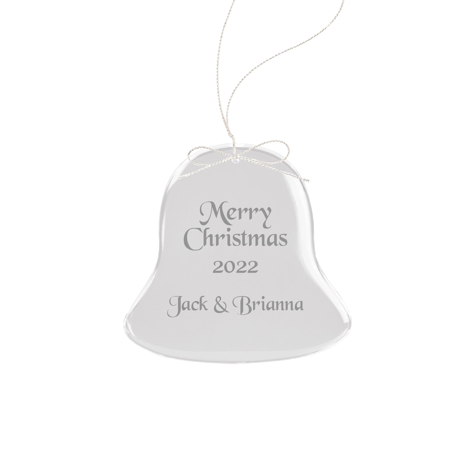 2 3/4" Crystal Bell Ornament