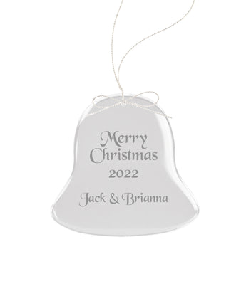 2 3/4" Crystal Bell Ornament