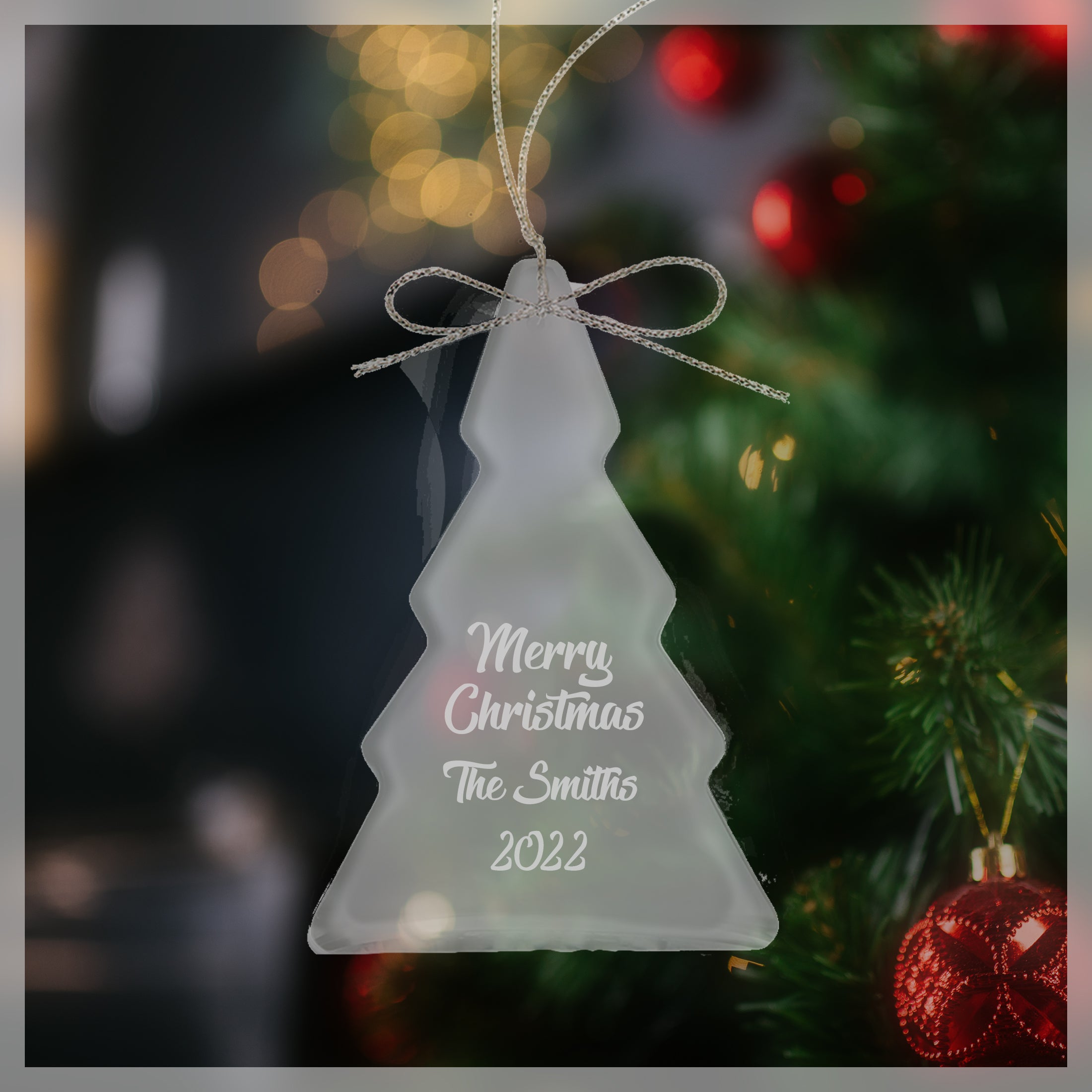 3" Crystal Tree Ornament