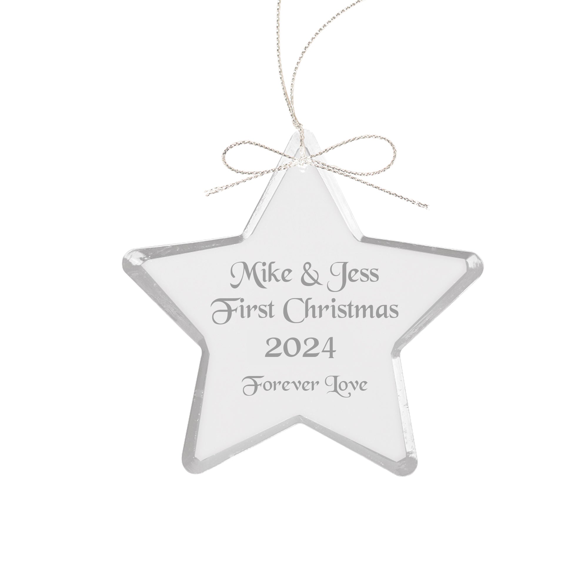 3" Crystal Star Ornament