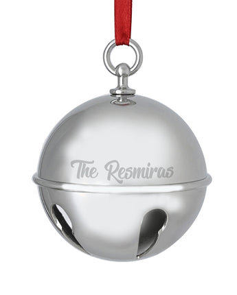 Ravanox Personalized Sleigh Bell Ornament